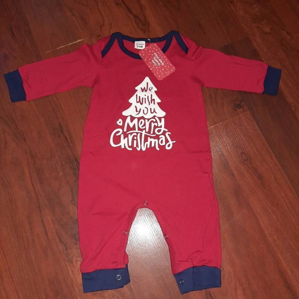 Patpat Infant Christmas Outfit New